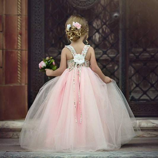 Vestido de Princesa para Niñas - Traje de Actuación Elegante - Image 2