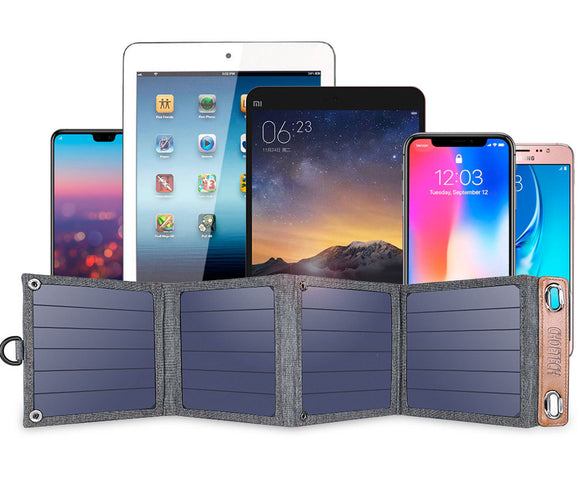 Cargador Solar Portátil para Móvil y Tablet