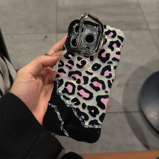 Funda Leopardo con Soporte para Lente - Protección y Estilo - Image 2