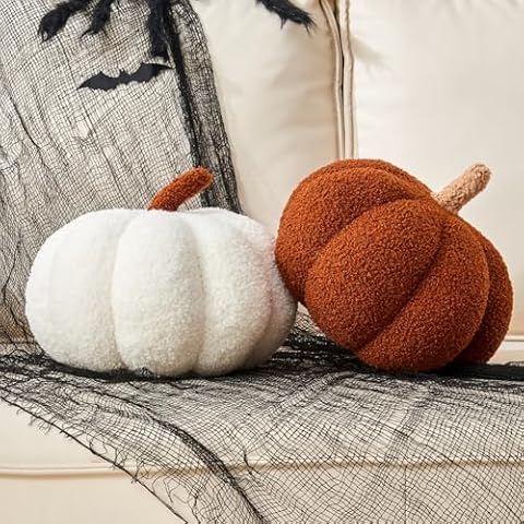 Almohada Decorativa Calabaza 3D - Cojín Otoñal para Acción de Gracias y Navidad - Image 9