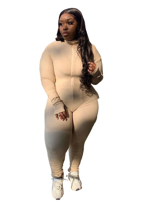 Jumpsuit Ajustado para Mujer con Escote en Pico - Image 2
