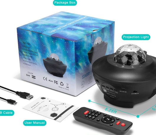 Proyector LED Bluetooth con Música Integrada - Image 8