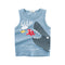 Musculosa Infantil Estampado Cartoon para Niño