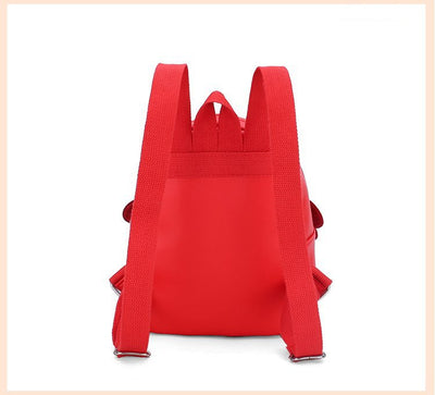 Mochila Infantil de Cuero PU con Decoración de Snacks - Image 5
