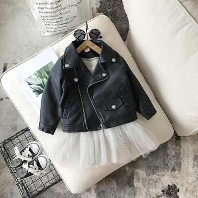 Chaqueta de Cuero Sintético para Primavera y Otoño