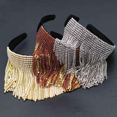 Ornamento de Cabello Nupcial con Perlas y Diamantes de Cristal