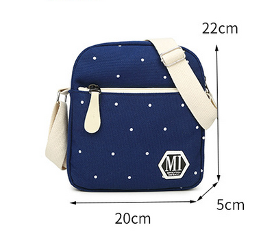 Mochila Canvas con Lunares - Diseño Moderno y Funcional - Image 13