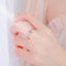 Anillo de Piedra Luna Plata Esterlina Ajustable para Mujer