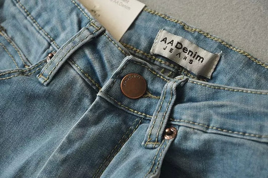 Pantalones Vaqueros Elásticos Cintura Alta Slim Fit - Image 2