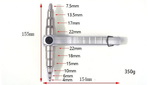 Expansor Manual de Tubos para Aire Acondicionado y Refrigeración