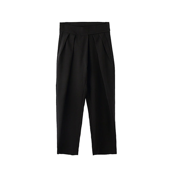 Pantalón Harem de Cintura Alta Corte Recto para Hombre