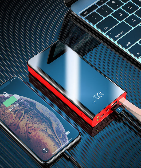 Batería Portátil de Alta Capacidad con Pantalla Digital