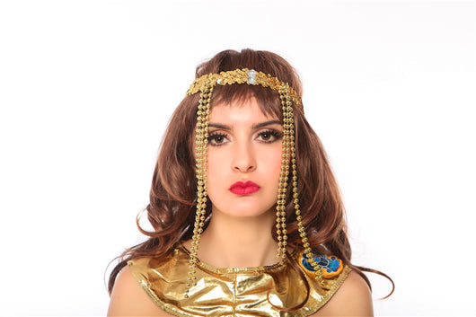 Disfraz Diosa Cleopatra Blanco Elegante - Image 15
