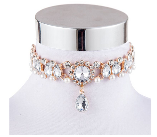 Collar Gargantilla Diosa del Océano con Cristales - Image 3
