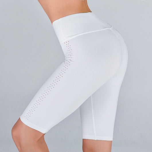 Shorts de Yoga Transpirables Ajustados con Diseño Hueco - Image 12