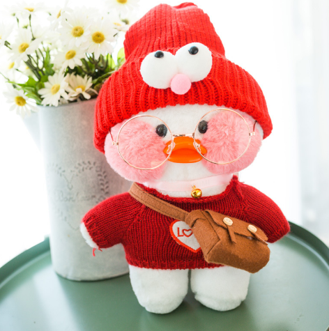 Peluche Pato Lalafanfan Cafe Mimi con Ácido Hialurónico - Image 23