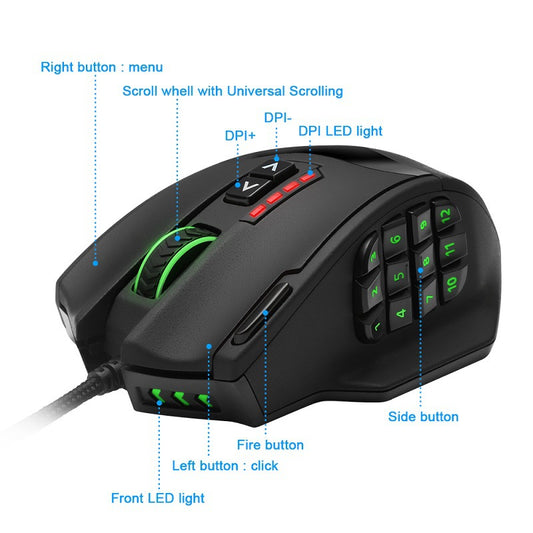 Ratón Gaming con Iluminación RGB - Image 2