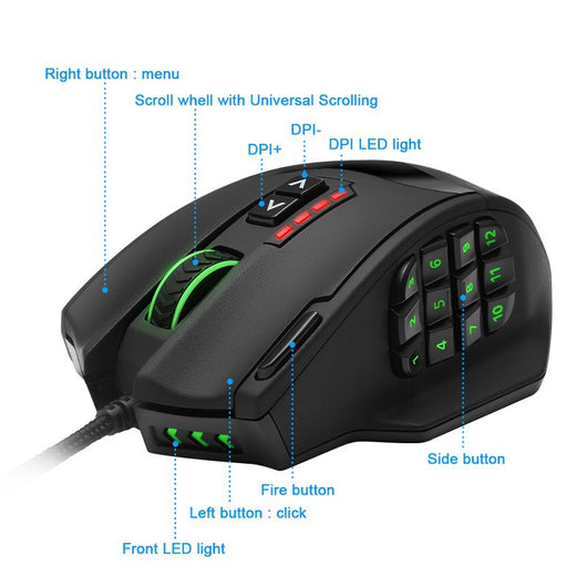 Ratón Gaming con Iluminación RGB - Image 2
