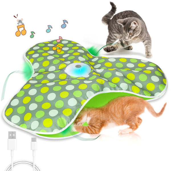 Refugio de Juego para Gatos - Cubierta Interactiva Antiaburrimiento