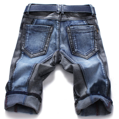 Pantalones Slim Casuales con Costura Elástica y Ajuste de Color - Image 3