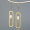 Elegant Lily Queen Snail Earrings Dorado A