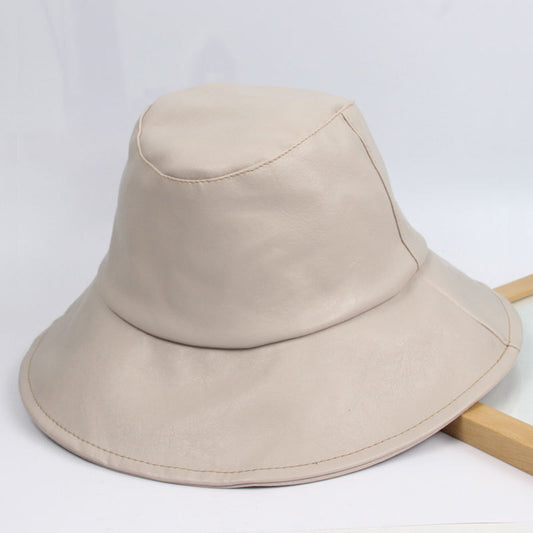 Sombrero Vaquero de Cuero PU con Ala Grande