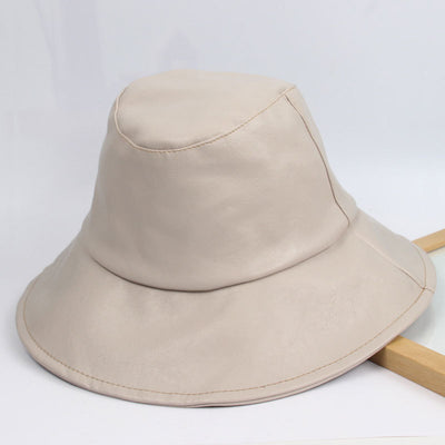 Sombrero Vaquero de Cuero PU con Ala Grande