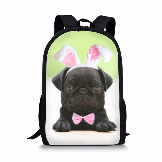 Mochila Escolar Infantil Pug - Diseño Adorable para Primaria - Image 11
