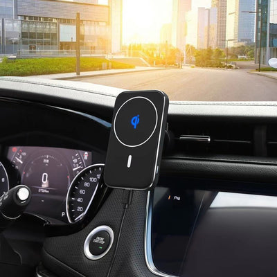 Soporte Magnético M6 con Carga Inalámbrica para Auto - Image 5