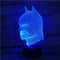 Lámpara Nocturna 3D LED con Efecto Estéreo Cabeza de Bate