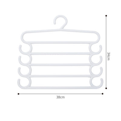 Perchero Organizador Multicapas de Acero Inoxidable para Pantalones y Ropa - Image 11