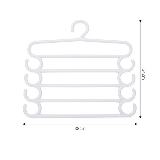 Perchero Organizador Multicapas de Acero Inoxidable para Pantalones y Ropa - Image 11