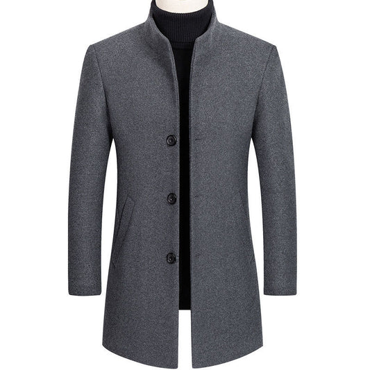 Abrigo de Lana para Hombre Corta Viento Premium