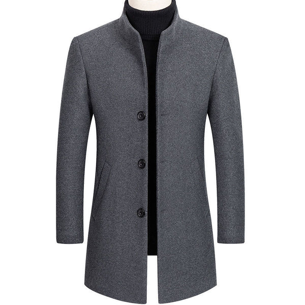 Abrigo de Lana para Hombre Corta Viento Premium