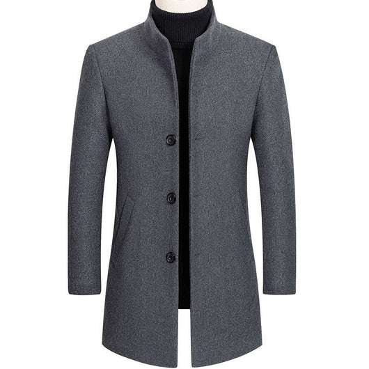 Abrigo de Lana para Hombre Corta Viento Premium