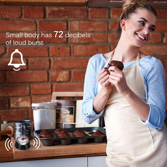 Temporizador de Cocina Magnético Acero Inoxidable con Alarma Digital - Image 2