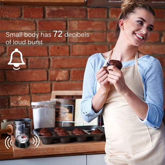 Temporizador de Cocina Magnético Acero Inoxidable con Alarma Digital - Image 2