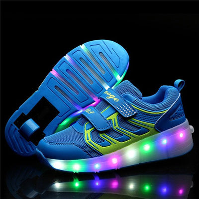 Patines con Rueda Motorizada USB Recargable para Niños - Diseño Colorido - Image 10
