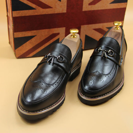 Zapatos de Cuero Británicos para Hombre - Suela Flexible Transpirable - Image 8