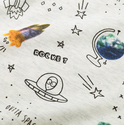 Playera Infantil de Algodón con Estampado Cartoon - Manga Corta Verano - Image 4