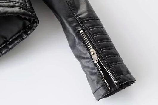 Chaqueta de Cuero para Motocicleta Mujer - Image 15
