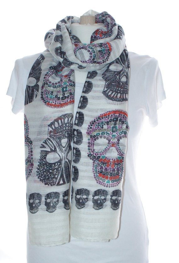 Pañuelo Calavera de Colores