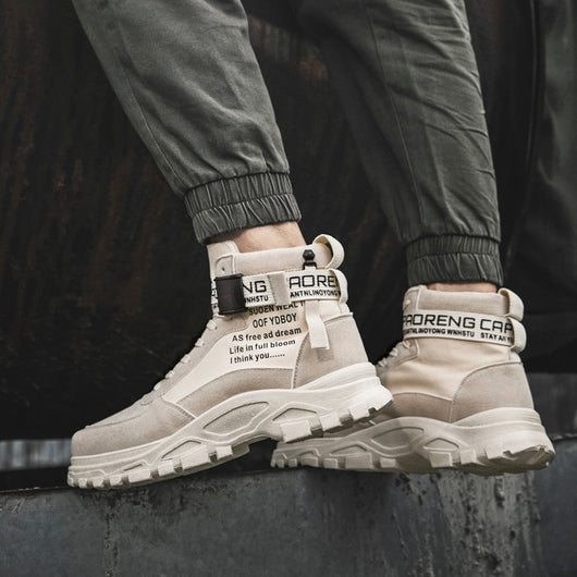Botas Martin de caña alta con cordones - Sneakers versátiles - Image 3