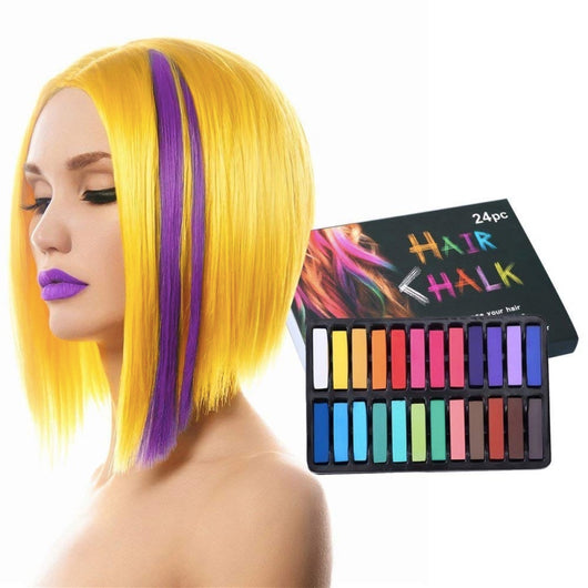 Tiza de Color para Cabello - Set de 24 Colores Vibrantes - Image 9