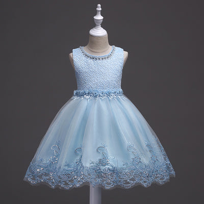 Vestido de Princesa para Niñas - Diseño Floral Elegante para Bodas y Celebraciones - Image 15
