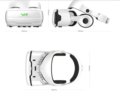 Gafas VR Ajustables con Auriculares Integrados y Pantalla HD - Image 6