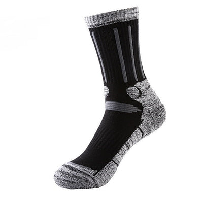 Calcetines Deportivos de Algodón Grueso para Correr y Baloncesto - Secado Rápido y Desodorantes - Image 3