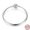Pulsera de Plata de Ley 925 Estilo Serpiente para Abalorios DIY