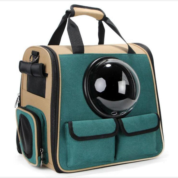 Mochila Transportadora Espaciosa para Perros y Gatos - Bolsa de Viaje Premium