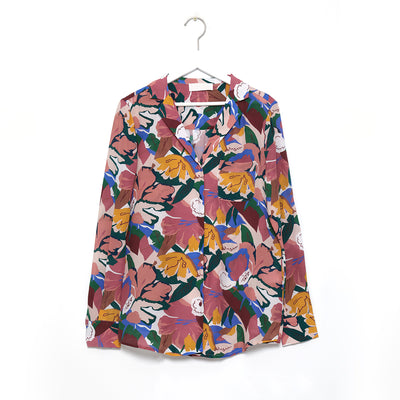 Blusa de Seda con Estampado Floral Elegante - Image 7